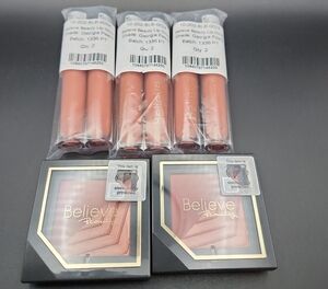 Believe Beauty Lip Gloss and Blush Lot